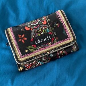 Sakroots Compact Printed Wallet